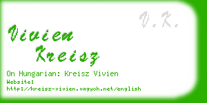 vivien kreisz business card